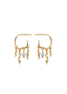 Bayou earrings Gold Maanesten