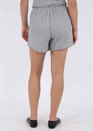 Merritt Pointelle shorts Light Grey Neo Noir 
