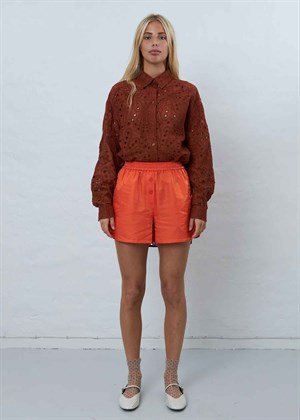 Shiny casual shorts Orange Red Stella Nova 