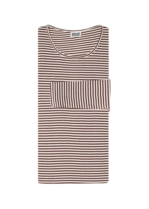 101 Fine Stripe Brown/Ecru Nørgaard På Strøget 