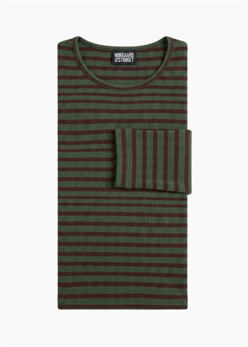 101 NPS Stripes Olive/Brown Nørgaard På Strøget 