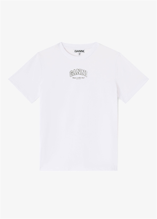 Essentials tee Bright White A1050057 Ganni 