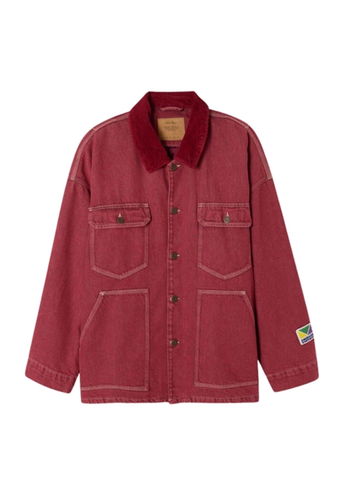 Ymobay jakke Burgundy American Vintage 
