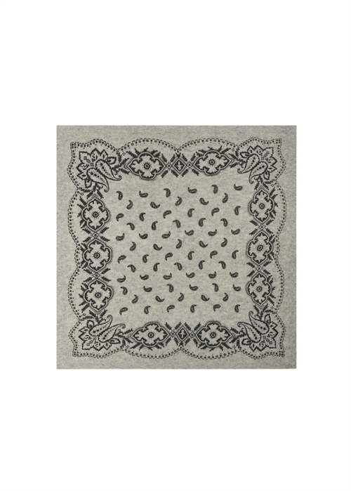 Adelina paisley scarf Grey Melange Neo Noir 