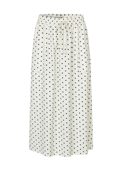 Akane dot midi skirt Offwhite Lollys Laundry 