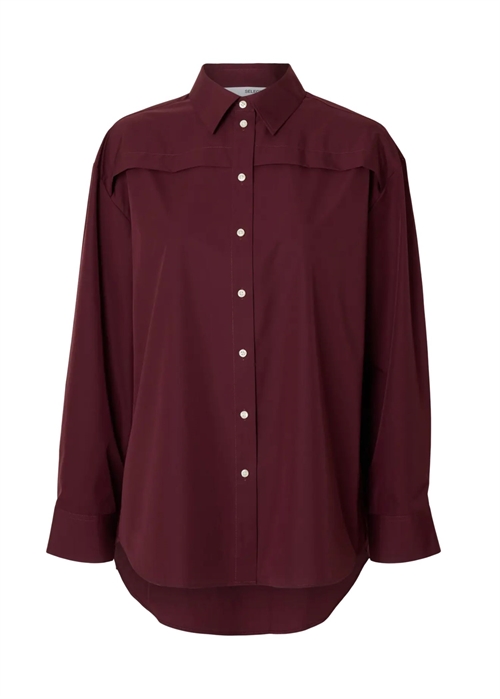 Allison oversize ls skjorte Fig Selected Femme 