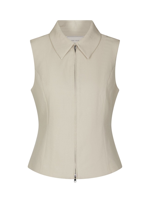 Annabella structure waistcoat Creme Neo Noir 