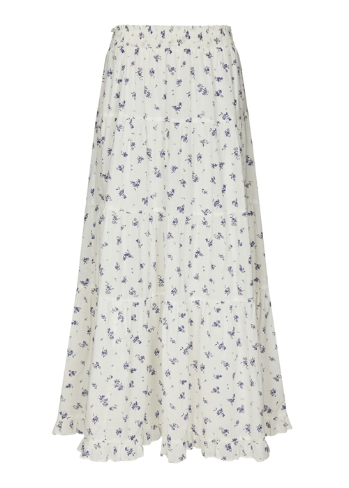 Asta small blossom skirt White Blue Neo Noir 