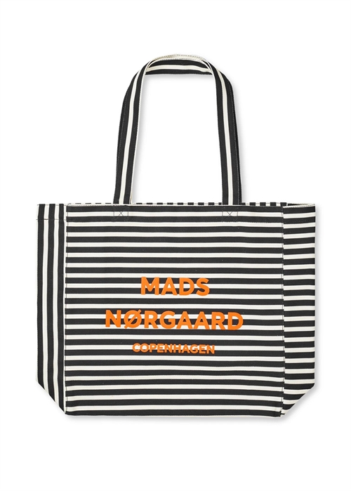 Athene Aop shopper net Black/White Mads Nørgaard 