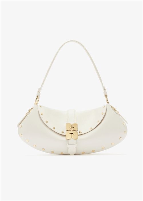B-Kat studs bag Egret B2060043 Ganni