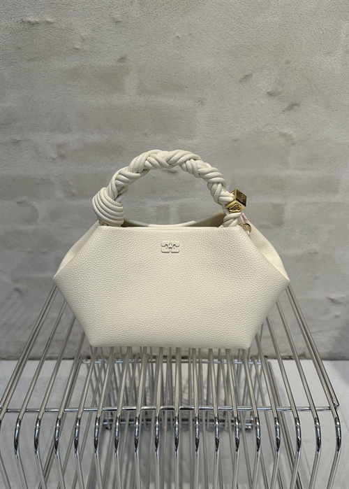 Bou small grained bag Egret B2100140 Ganni 