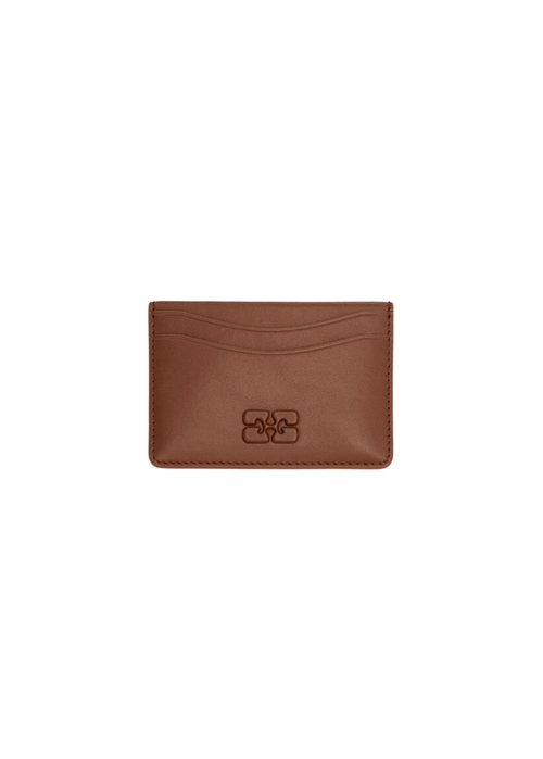 Bou card holder butter Sorrel Horse B3010391 Ganni