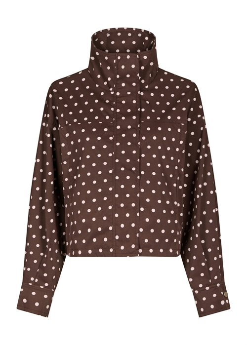Callisa dot jakke Brown Neo Noir