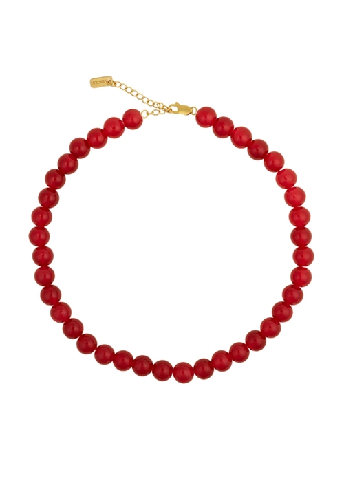 Candy Coral Berry M necklace Red Gilded House Of Vincent 