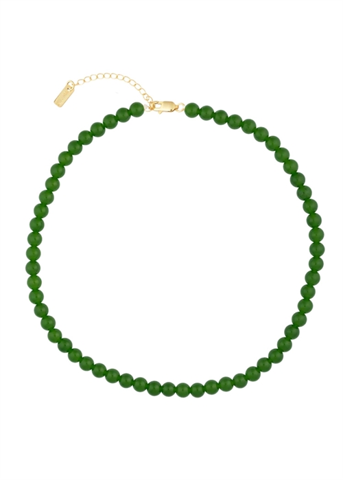 Candy Coral Lucid Green S necklace Dark Green Gilded House Of Vincent 