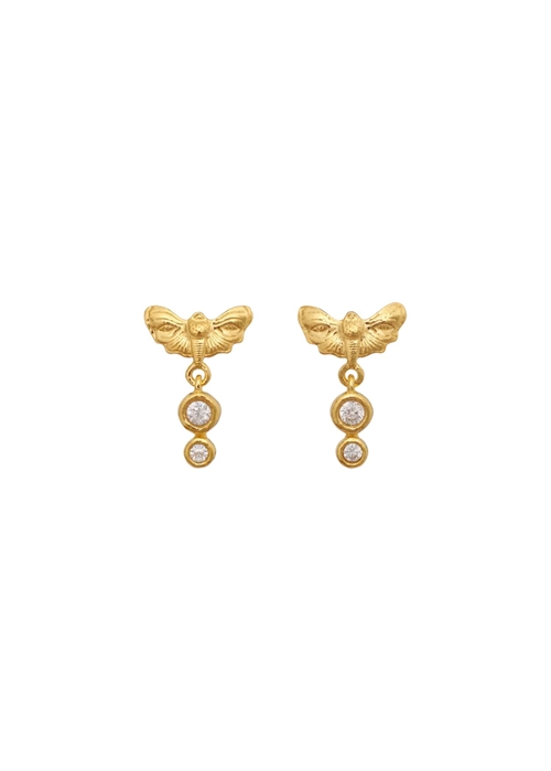 Clio earrings Forgyldt Maanesten