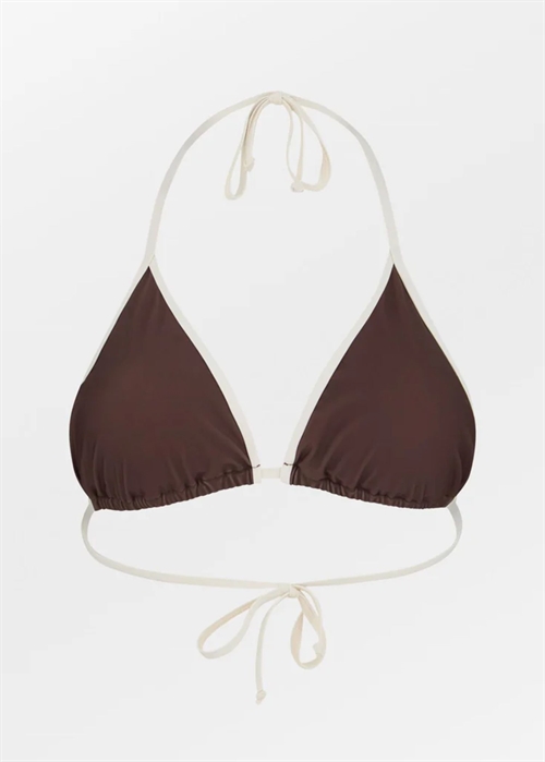 Contrast bel bikini top Hot Fudge Brown Becksøndergaard 