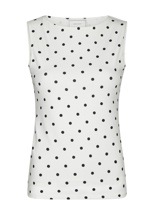 Ditty jersey dot top White Neo Noir 