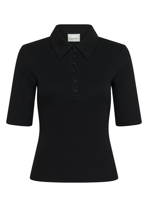 Drew polo bluse Black Gestuz 
