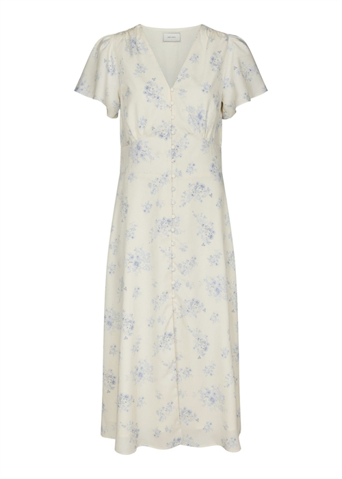 Eleni delicate flower kjole Creme Neo Noir 