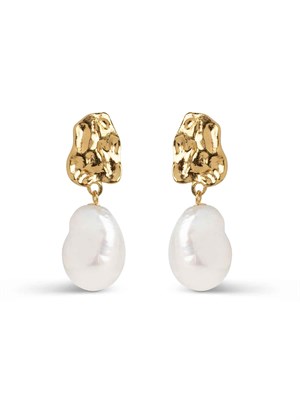 Paris earring Pearls Enamel 
