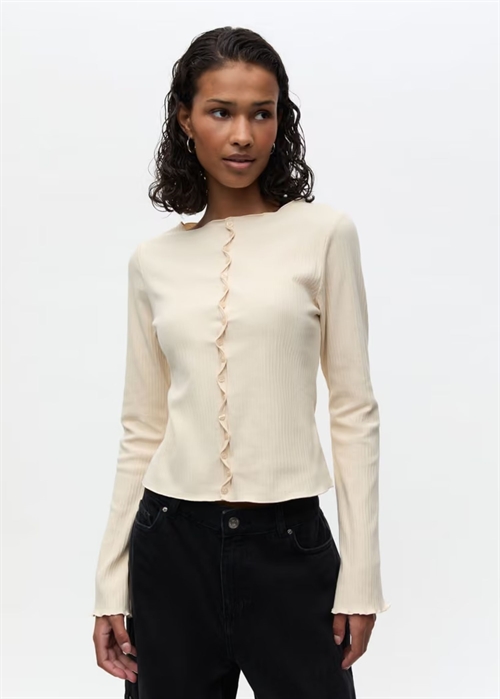 Eneline ls bluse 7442 Buttercream Envii 
