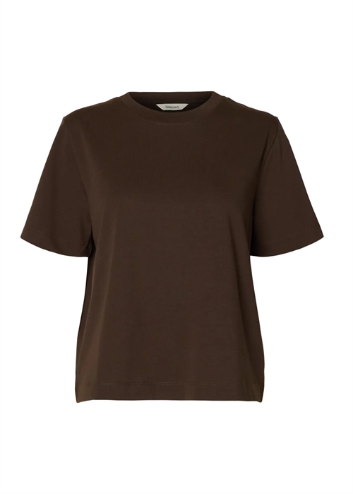 Essential ss boxy tee Delicioso Selected Femme 