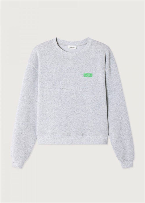 Evona sweat Melange Light Grey American Vintage 