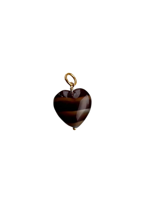 French grande heart pendant Mocca Pico 
