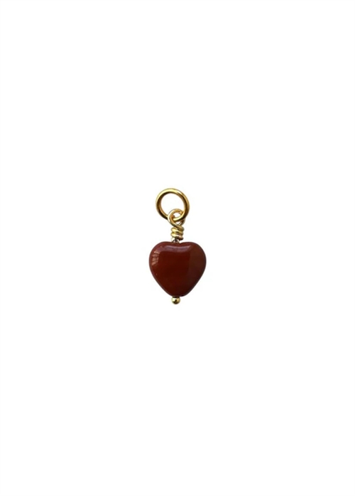 French heart pendant Brown Pico 