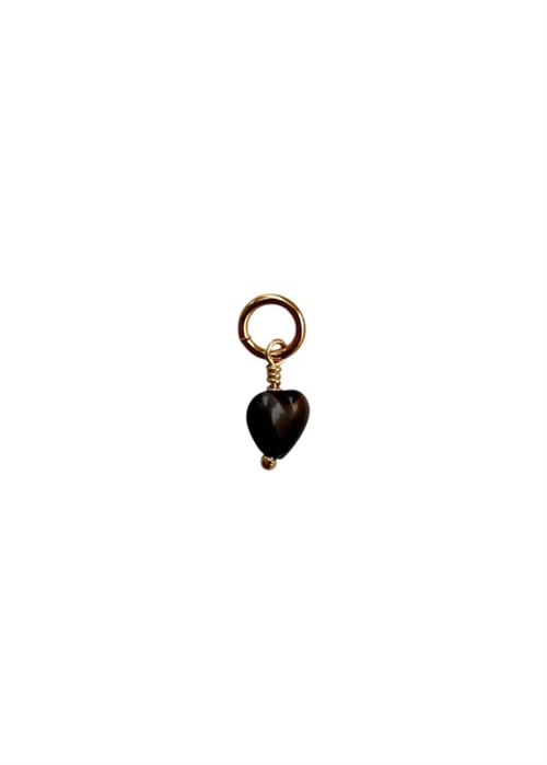 French mini heart pendant Mocca Pico 