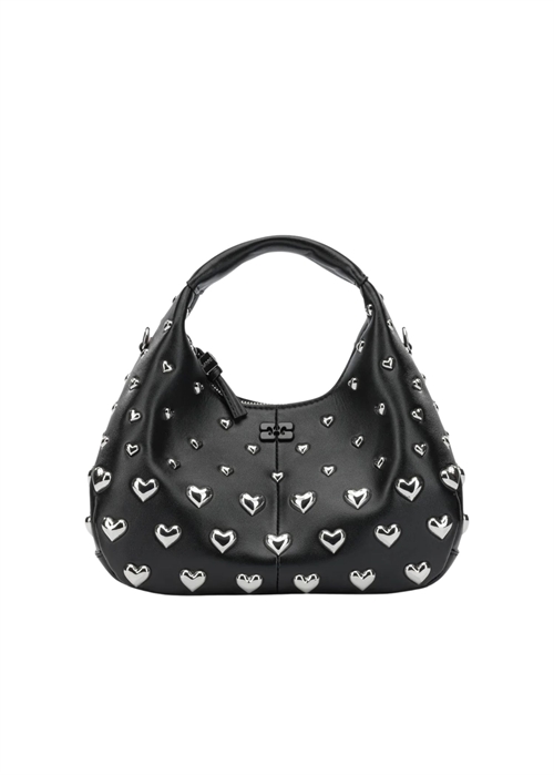 Hobo mini heart Black C1040015 Ganni 