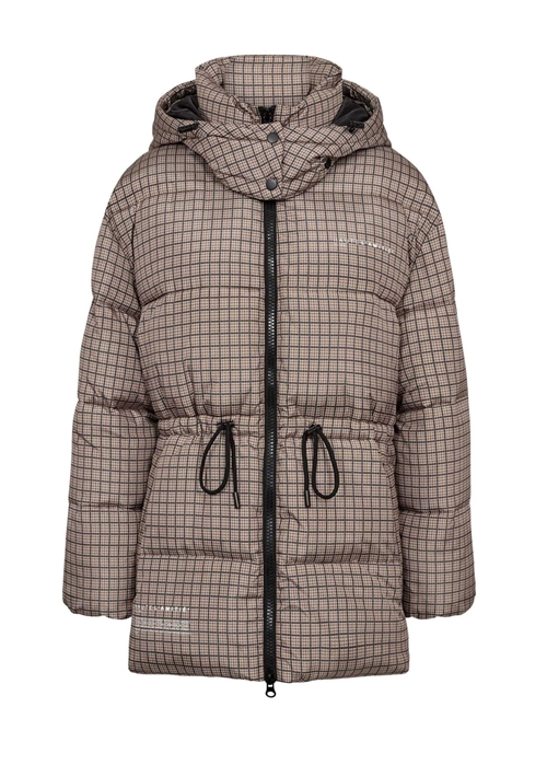 Climb check puffer jakke Brown Check HAUTE L\'AMITIÈ