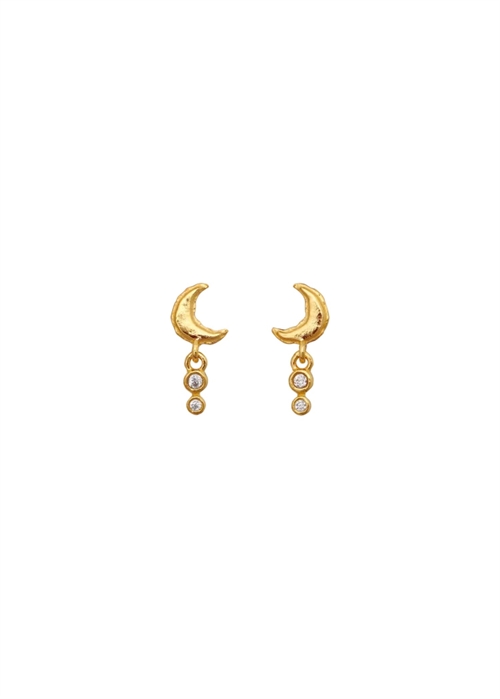 Hilma earrings Forgyldt Maanesten