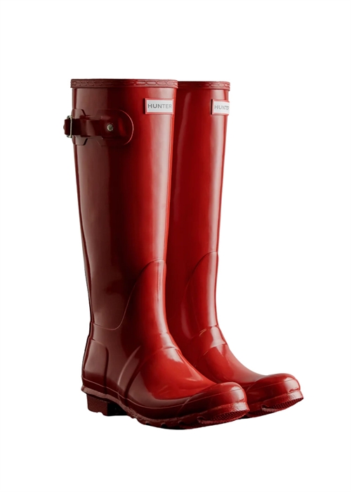 Original Tall Gloss støvle Military Red Hunter