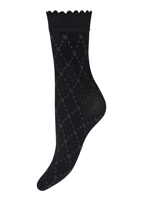 Hype The Detail Logo sock Black/Antrasit