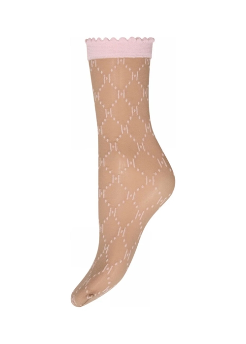 Hype The Detail logo sock Nude/Rosa