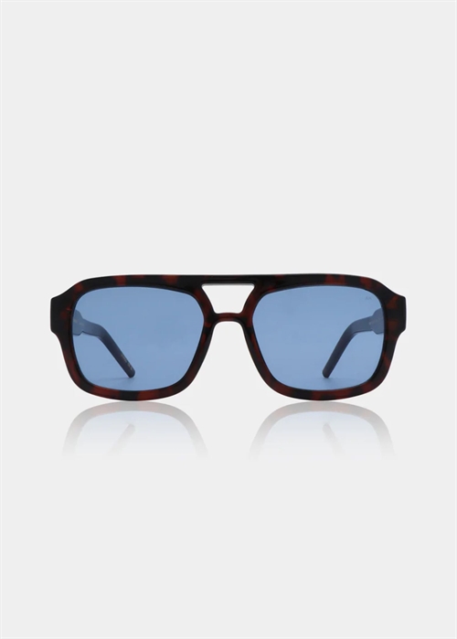 Kaya solbrille Demi Tortoise ( Blue Lens ) A.kjærbede
