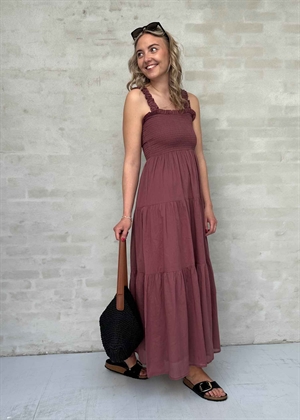 Nuda sl maxi kjole Mauve Lollys Laundry 