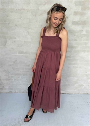 Nuda sl maxi kjole Mauve Lollys Laundry 
