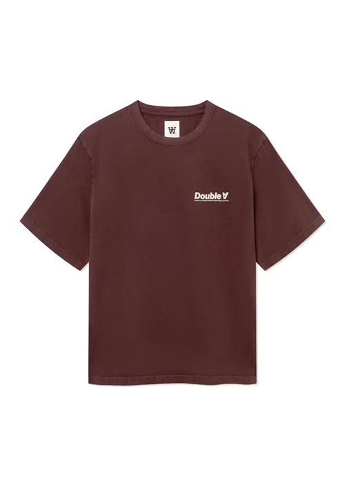 Liam Italic tee Decadent chocolate Wood Wood 