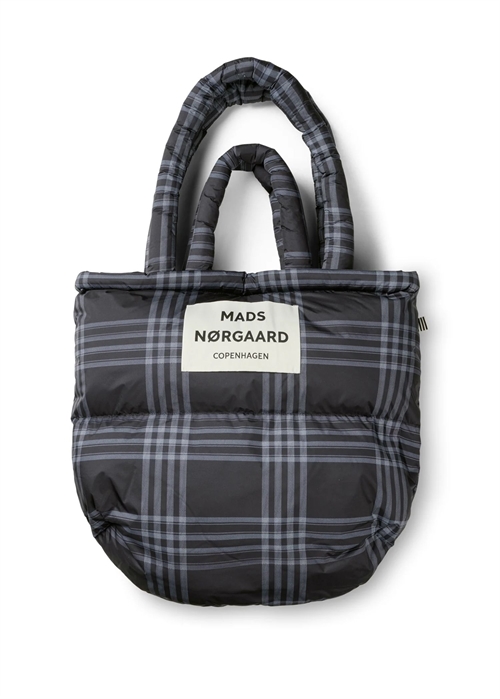 Light ripstop Aop pillow bag Black/Vanilla Ice Mads Nørgaard 