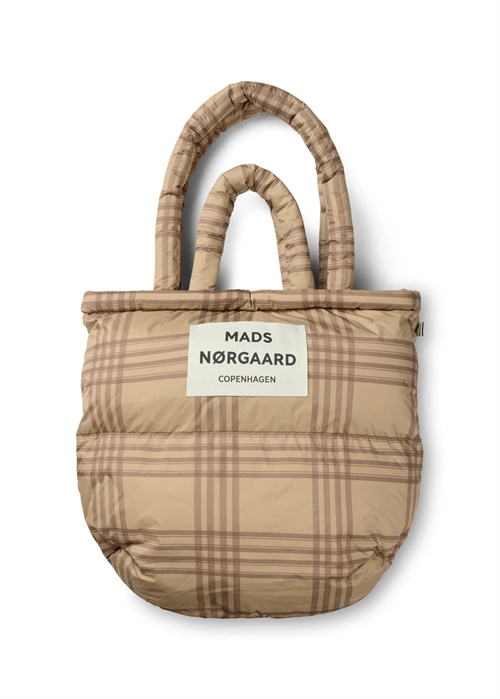 Light ripstop Aop pillow bag Cornstalk/Cocoa Brown Mads Nørgaard 