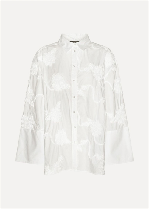 Lipy flower skjorte Bright White ROTATE By Birger Christensen 