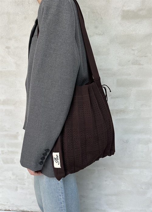 Long Rosalia bag Chocolate Pico 