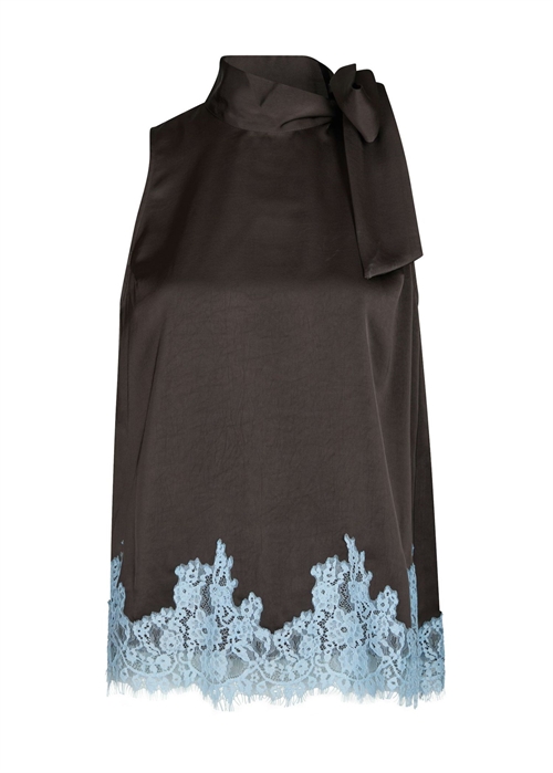Lorenz lace top Dark Brown Neo Noir 