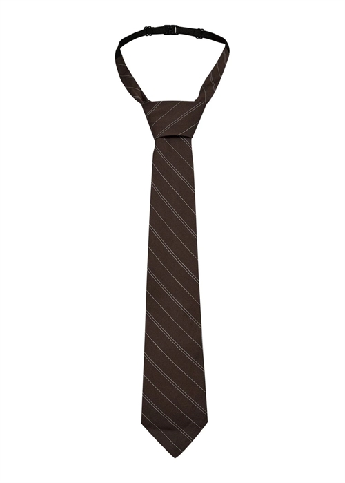 Mocca pin stripe tie Mocca HAUTE L\'AMITIÈ