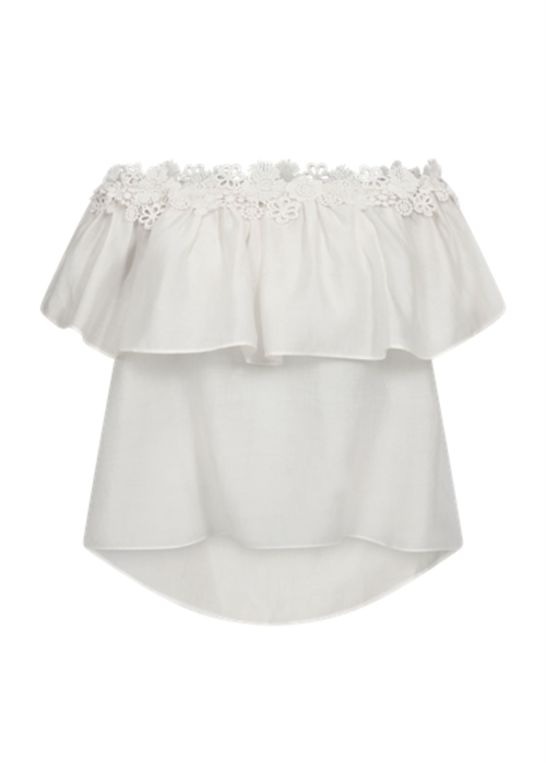 Molly offshoulder bluse Jet Stream Copenhagen Muse 