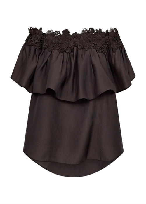 Molly offshoulder bluse Mulch Copenhagen Muse 