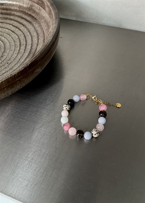 Multi mix armbånd Brun Pastel By ANTHON 